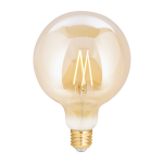 WiZ Smart LED E27 Globe Filament Keltainen 125mm 6.5W 720lm - 820-845 Säädettävä Valkoinen | Himmennettävä - Korvaa 50W