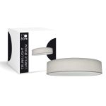 D'Lite Kattovalo Lunelle 50cm Tekstiili Harmaa | Sopii 3x E27 