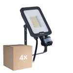 Monipakkaus 4x Philips LED Valonheitin Ledinaire BVP167 30W 3600lm 110D - 830-840-865 CCT | IP65 - Liike- ja Valotunnistin - Symmetrinen