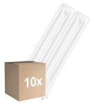 Monipakkaus 10x Osram Dulux-F LED 12W 1500lm - 840 Kylmä Valkoinen | 4-Nastaa - Korvaa 24W