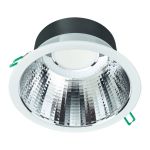 Philips LED Alasvalo Coreline DN142B Aluminium Valkoinen 19.2W 2300lm 60D - 840 Kylmä Valkoinen | Odetnij 200mm - IP20 - UGR<19