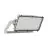 Ledvance LED Valonheitin Max Radial 10 Aluminium Harmaa 600W 76800lm 10D - 830 Lämmin Valkoinen | IP66 - Symmetrinen