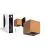 D'Lite Seinävalaisin Elingen Bronze Up & Down 4.9W 480lm - 830 warm Valkoinen | IP54