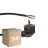 Monipakkaus 50x Noxion Power Virtajohto Musta - Schuko Europlug + Avoimet päät - 5m - 3 pole 0,75mm2
