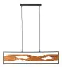 Brilliant Chaumont Riippuvalaisin Aluminium Metalli- Puu Musta 18W 2300lm - 830 Lämmin Valkoinen
