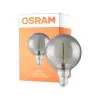 Osram Vintage 1906 LED E27 Globe Filament Smoke 125mm 5W 140lm - 818 Erittäin Lämmin Valkoinen | Korvaa 15W