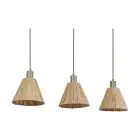 Ledvance LED Riippuvalaisin Decor Rotangi Lineaarinen Ruskea | Sopii 3x E27