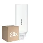 Monipakkaus 20x Philips CorePro PL-T LED Lamppu HF 6.5W - 830 Lämmin Valkoinen | 4-Nastaa - Korvaa 18W