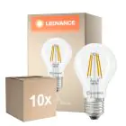 Monipakkaus 10x Ledvance Classic LED E27 Päärynä Filament Kirkas 3.4W 470lm - 827 Erittäin Lämmin Valkoinen | Korvaa 40W
