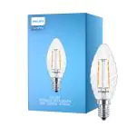 Philips Corepro LED Kynttilä E14 Kierretty Kynttilä Filament Kirkas 2W 250lm - 827 Erittäin Lämmin Valkoinen | Korvaa 25W