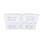 Eglo Kattovalo Padrogia-Z Teräs Valkoinen 9.7W 1170lm - 827-865 Säädettävä Valkoinen + RGB | IP20 - Zigbee Himmennettävä