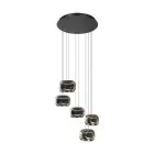 Eglo Riippuvalaisin Hortunas Teräs Musta 5.8W 690lm - 830 Lämmin Valkoinen | IP20 - Himmennettävä 
